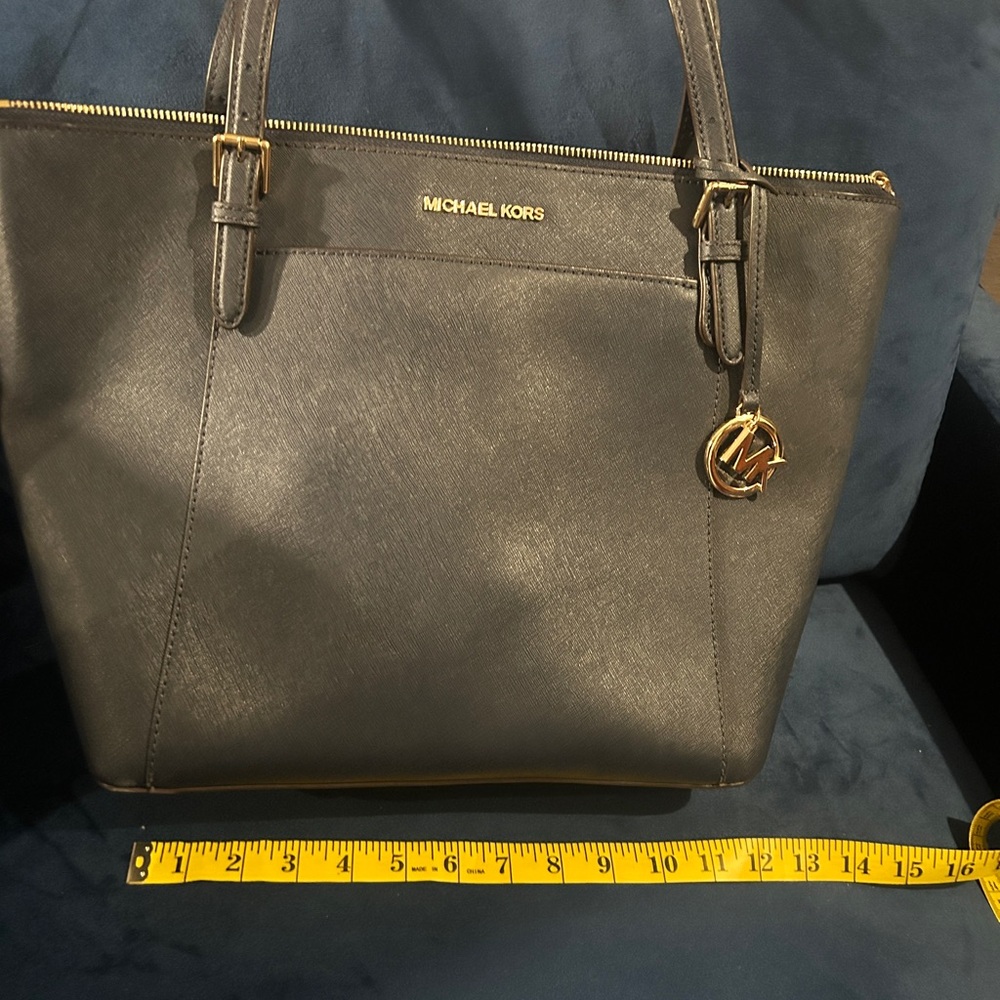 Michael Kors Black Saffiano Leather Tote